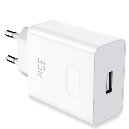 Caricatore USB SuperCharge 35W per HONOR 400 Lite 5G Pad X9a X6c X6b X7b Magic6 Lite 200 400 Smart, 22.5w Spina Adattatore di Caricabatterie Mobile per HONOR X8a X7a X6a Pad 8 Mate 20 10 P30