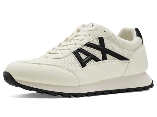 Armani Exchange Drop, Scarpe da Ginnastica Uomo, off White Black, 41 EU