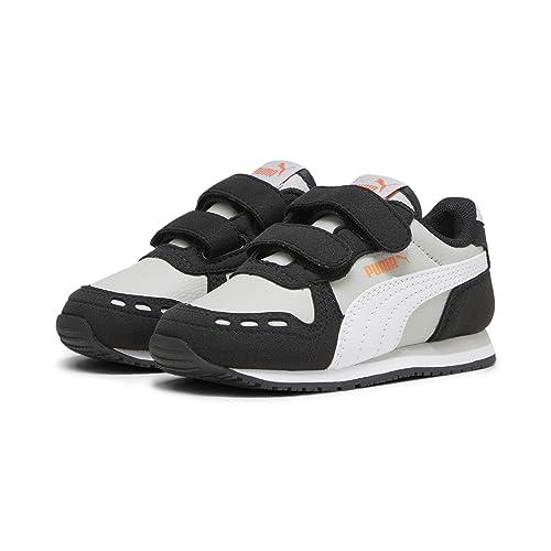 PUMA Cabana Racer SL 20 V Inf, Scarpe da Ginnastica Unisex-Bimbi 0-24, Ash Gray White Black 02, 24 EU