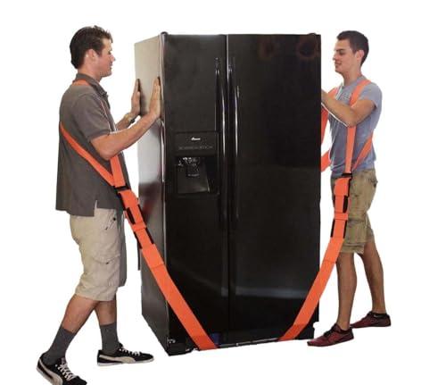 Cintura per sollevamento, facile da spostare, solleva, trasporta e mette in sicurezza complementi d'arredo, apparecchi o qualsiasi oggetto pesante. Cinghie e imbracature per 2 persone