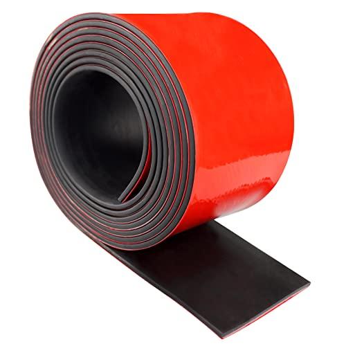 Rotolo di gomma adesiva, foglio di neoprene adesivo, rotolo gomma antiscivolo, tappeto gomma antivibrazioni, piastra in gomma per isolamento acustico guarnizioni pavimento gommato (100mm×3mm×3m)