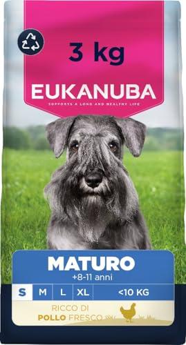 EUKANUBA Cibo secco per Cani con pollo fresco per razze di taglia piccola - Alimento secco premium per Cani maturi, 3 kg