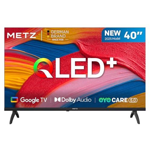 Metz QLED 40 Pollici Smart TV FHD MQF7000Z, HDR10, Dolby Audio, Riduzione Luce Blu, Google TV, Googlecast,Tuner DVB-T/T2/C/S/S2/Analogico