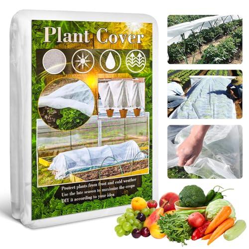 Apritsce Tessuto Non Tessuto per Piante 30 G/M², 2.5 x 10M Telo Antigelo per Piante, Copri Piante Inverno Protezione Invernale per Ortaggi Protezione da Gelo e Freddo Blocca Uccelli e Insetti