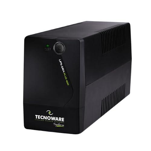 Tecnoware Power Systems - UPS ERA PLUS 900, Protezione Blackout/Sovratensioni per PC, Modem, DVR e Videosorveglianza, Autonomia 13mon PC-50min Modem/Router, Silenzioso, Pronto all'Uso