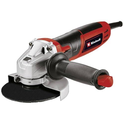 Einhell TC-AG 125/850 Smerigliatrice angolare (tensione 230 V, potenza 850 W, giri min. 12000, diam. Max disco 125 mm, inc. impugnatura aggiuntiva con chiave integrata)