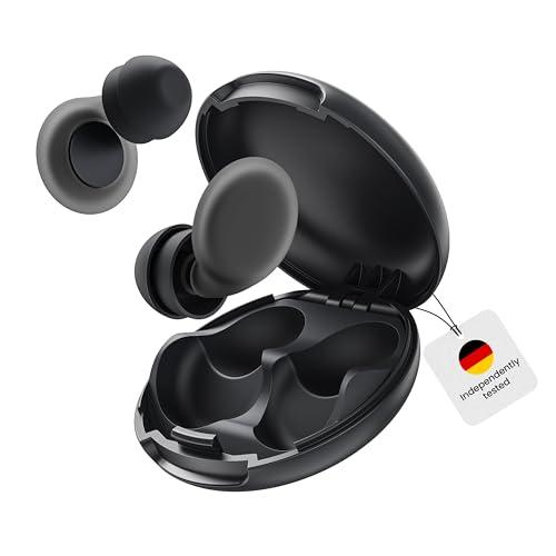 Duppiie Pro Tappi Orecchie Dormire| Certificato 47dB SoundTarget | Confort a Nuvola e Isolamento Triplo | 8 Misure per Sonno, Ufficio, Viaggi
