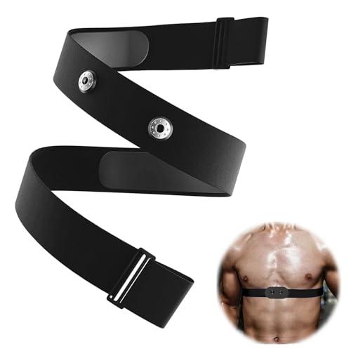 Cinghia toracica di ricambio elastica, V3 per ANT, cinghia toracica regolabile, cintura di ricambio elastica regolabile, cintura toracica morbida, adatta per Polar H1 H10 H9 H7, Garmin, Wahoo, Coospo