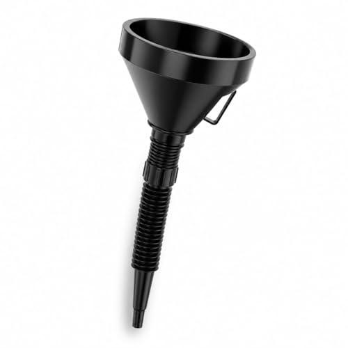 Topolenashop Imbuto Universale con Filtro e Tubo Flessibile Removibile Ø11,5 cm – Imbuto per Olio Motore, Benzina, Acqua, Antigelo e AdBlue, per Auto, Moto, Officina e Garage | SY-CYQ0012