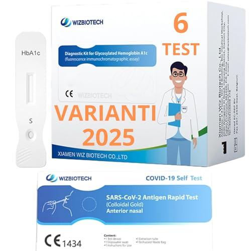 WizBiotech 6 Tamponi Rapidi, Tampone rapido Corona 19 Antigen Test, Certificato per Uso Domestico, Test Rapido Identifica le Nuove Varianti | Wiz Biotech (6)
