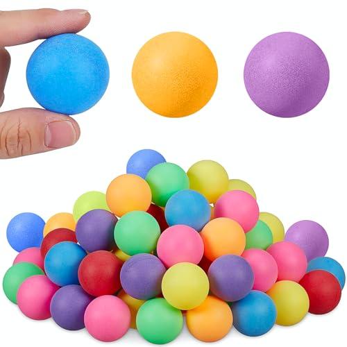 Palline da Ping Pong, 50 Pezzi 40 mm Palline da Ping Pong Colorate Palline da Ping Pong in Plastica Palline da Ping pong da Allenamento per Artigianato,Decorazioni,Giochi per Famiglie