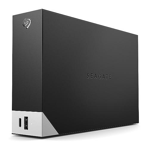 Seagate One Touch Hub 4TB, Hard disk esterno, per pc, PC Portatili e Mac, USB-C, USB 3.0, 1 Anni Mylio, Data Rescue Service (STLC4000400)