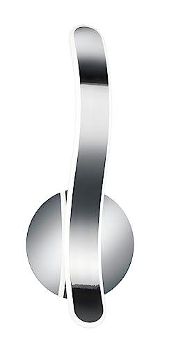 Reality, Applique, Parma incl. 1 x LED,SMD,11,0 Watt,4000K,1400 Lm. Finitura: Metallo, Cromo L:15,0cm, A:39,0cm, P:9,0cm Dimmerabile tramite interrutto,Montaggio a parete,IP20,4000K