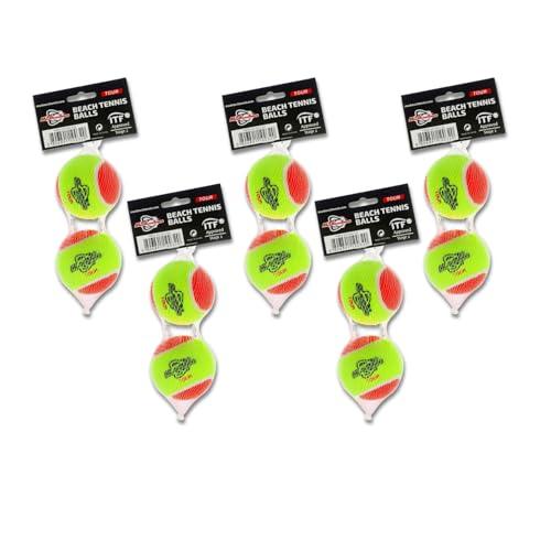 MBT TOUR, 10 Palline da Beach Tennis TOUR – STAGE 2 - ITF APPROVED - OMOLOGATA CIRCUITO FITP (5 Paia)
