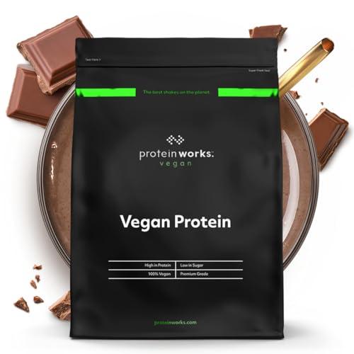 THE PROTEIN WORKS Proteine Vegane In Polvere - 100% A Base Vegetale E Naturale - Miscela Di Proteine Vegane - 33 Agitare - Cioccolato Morbido - 1 kg