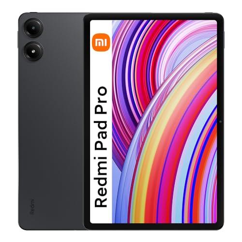 Xiaomi Redmi Pad Pro 8+ 256GB Mi Tablet, Display da 12,1 Pollici, Batteria da 10000 mAh, Fotocamera Posteriore da 8 MP, Tempo di Standby Fino a 33,9 Giorni, Colore Grigio