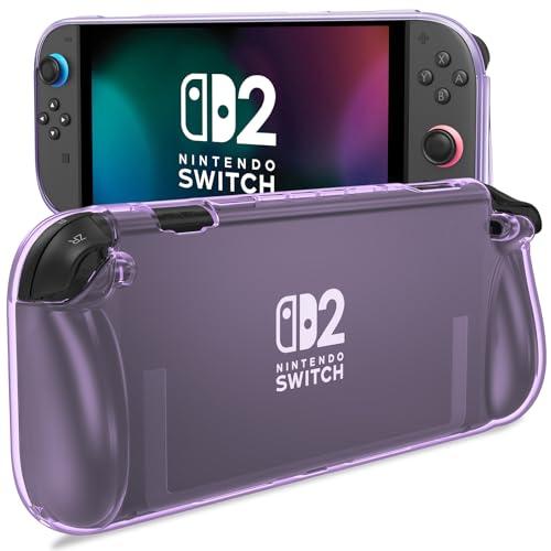 ProCase Custodia per Nintendo Switch 2 2025 Cover, Custodia Protettiva Antigraffio, Antiurto con Manico Ergonomico -Viola