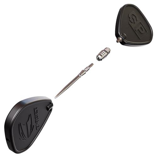 Target Darts Soft Tip to Swiss Point Dart Conversion Set, Argento - Strumento per la conversione delle Punte delle Freccette a Punta Morbida in Punte d'Acciaio con Filettatura 2BA