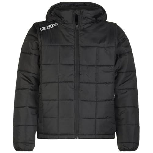 Kappa WAPLES Gilet, Nero, M Unisex-Adulto