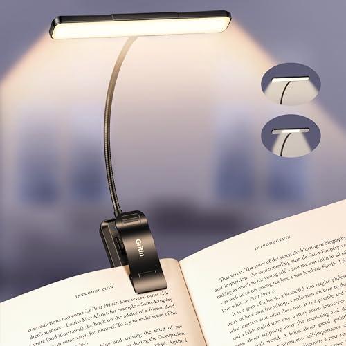 Gritin 2026 2a Gen Luce per Lettura Libri a Letto- 32 LED Spettro Completo