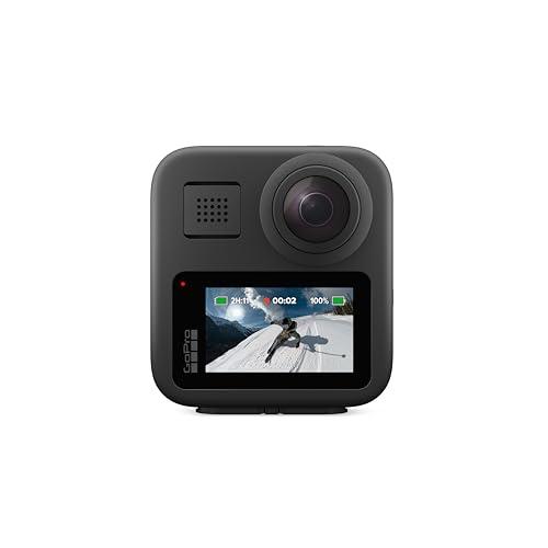 GoPro MAX - Action camera tradizionale impermeabile 360° con touch screen Video HD sferico 5.6K30 Foto 360° da 16.6MP Stabilizzazione streaming live 1080p, Nuovo