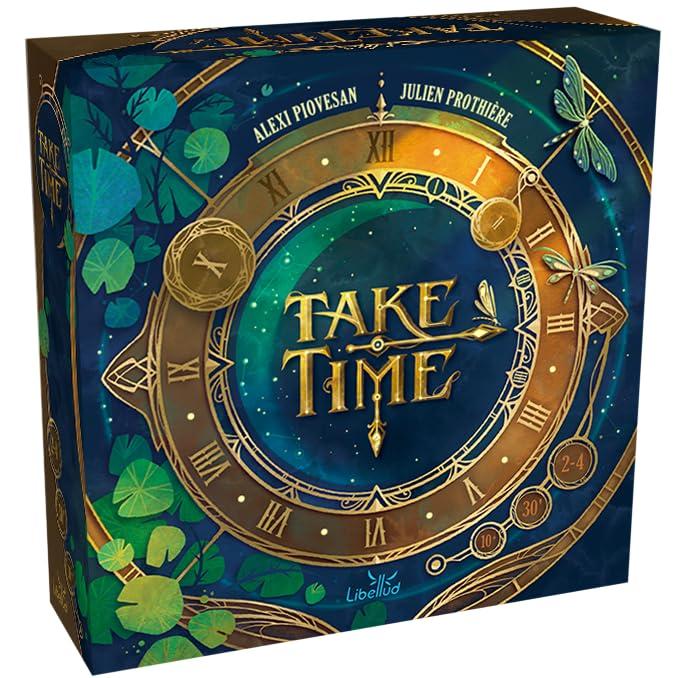 Asmodee Take Time, gioco cooperativo di deduzione per 2-4 giocatori dai 10 anni in su, gioco strategico e dinamico, partite di circa 25 minuti, versione italiana