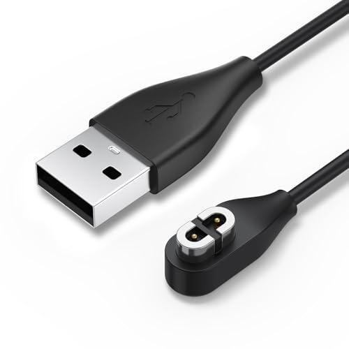 Caricatore per Shokz OpenRun/OpenRun Mini/Pro, USB Caricabatterie Magnetico con Cavo 1M di Ricarica AfterShokz Aeropex AS800 /OpenComm ASC100