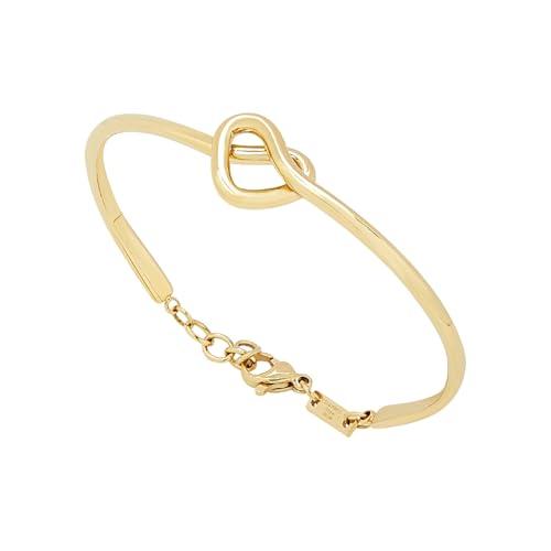 Breil, Collezione B&ME, Bracciale Donna, Bracciale Rigido in Acciaio IP Gold, con Design Minimal, Ricercato e Simbolico a Forma di Cuore, Ideale per un Regalo Speciale, Misura Medium, 44-56 cm, Gold