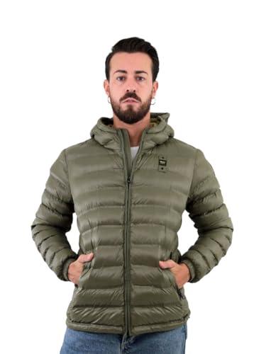 Blauer Giubbini Corti Imbottito Piuma Giacchetto, 659 Oliva Scuro, 3XL Uomo