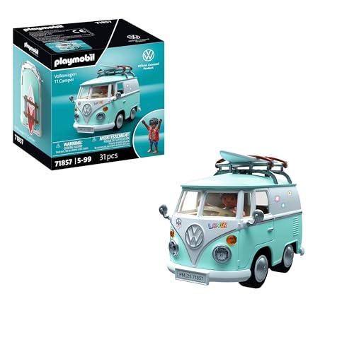 PLAYMOBIL Volkswagen T1 Camper Set da gioco con statuine
