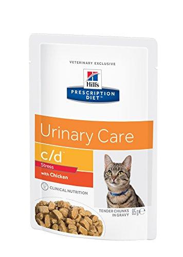 Prescription Diet C/D Feline Urinary Stress Mangime Umido Pollo - Confezione da 12 x 85 g