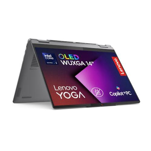 Lenovo Yoga 7 (2 in 1) Notebook Copilot+ PC Convertibile Touch 14” OLED WUXGA (1920x1200), Intel Core Ultra 5 226V, RAM 16 GB, 512 GB SSD, 60 Hz, Windows 11 Home, WiFi 7 - Luna Grey