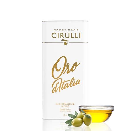 Frantoio Oleario Cirulli Olio Extravergine di Oliva Italiano Estratto a Freddo, EVO Lattina (5 Litri)