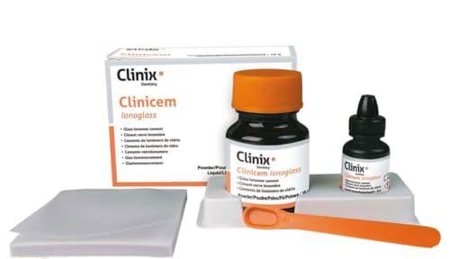 R&S Dental - Cemento Dentale di Vetroionomerico Definitivo da Miscelare con Acqua per Ponti, Corone, Faccette - IONOGLASS