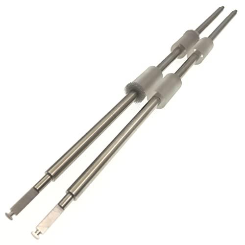 OKLILI PA03586-K983 PA03586-K984 - Rullo di alimentazione della carta per scanner e rullo di uscita con albero compatibile con Fujitsu S1500 S1500M fi-6110 N1800