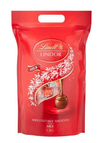Lindt - Confezione LINDOR Formato Grande - Cioccolato Al Latte 1kg