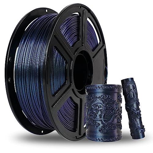 FLASHFORGE Filamento PETG 1,75 mm, filamento per stampante 3D Chameleon Color Shift, cambia colore con la luce e gli angoli, bobina da 1kg (2,2libbre), precisione dimensionale ±0,02mm (Burnt Titanium)