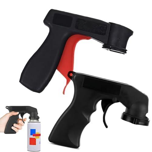 Accessori per Macchine a Spruzzo, 2 Pezzi manico per pistola a spruzzo, supporto per bomboletta spray, supporto per maniglia, supporto per bombole spray,pistola vernice a spruzzo