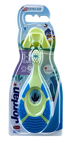 Jordan 0-2 Spazzolino Morbido per Bambino, colore assortito