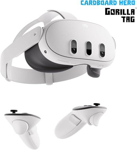 Meta Quest 3 512 GB, il Quest più potente - Le esperienze in realtà mista definitive - Bundle Cardboard Hero di Gorilla Tag - Amazon Exclusive