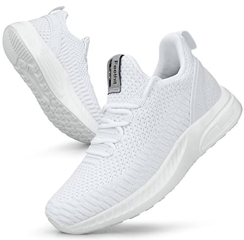 Feethit Donna Scarpe da Corsa Scarpe da Ginnastica Scarpe Sportive Scarpe da Ginnastica Scarpe da Passeggio Leggere e Traspiranti Fitness all'aperto Scarpe Sportive da Jogging 38 Banco