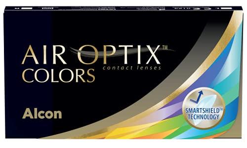 Air Optix Colors Lenti a Contatto Mensili, Colore Gemstone Green, 2 Lenti, BC 8.6 mm, DIA 14.2 mm, -4.5 Diopt