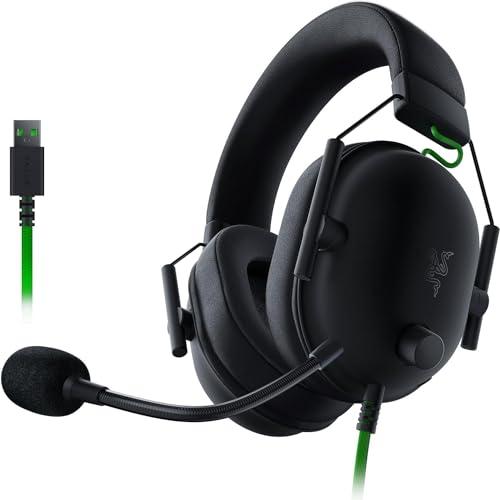 Razer BlackShark V2 X USB - PC Cuffie sportive cablate (TriForce da 50mm, cancellazione del rumore, struttura ultraleggera da 240 g, cuscinetti in memory foam, suono surround 7.1) Nero