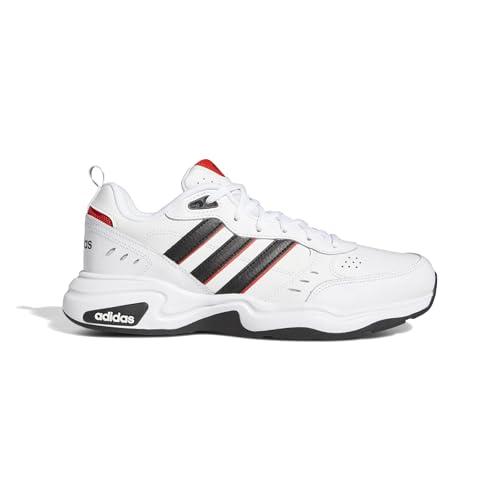 adidas Uomo Strutter Shoes, Cloud White Core Black Active Red, 41 1/3 EU