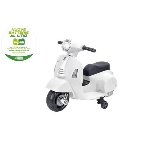 Vespa GTS 8 V bianca con Batteria al Litio - E-Spidko - Globo Giocattoli - 42755