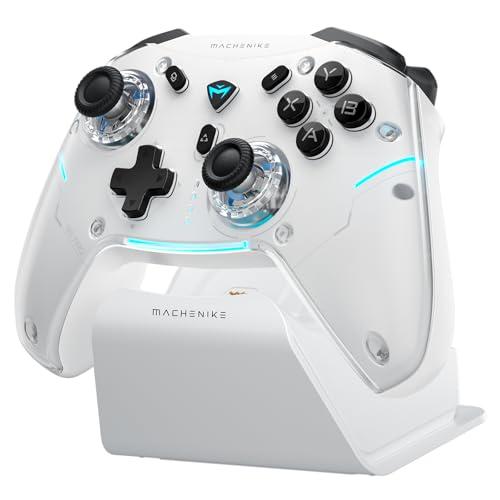 G5 PRO MAX SE Controller Bluetooth per Windows/Switch/Mac/PC/Steam/iOS/Android/TV/iPad polling di 1000Hz, Joystick e grilletti ad effetto Hall, Include dock di ricarica