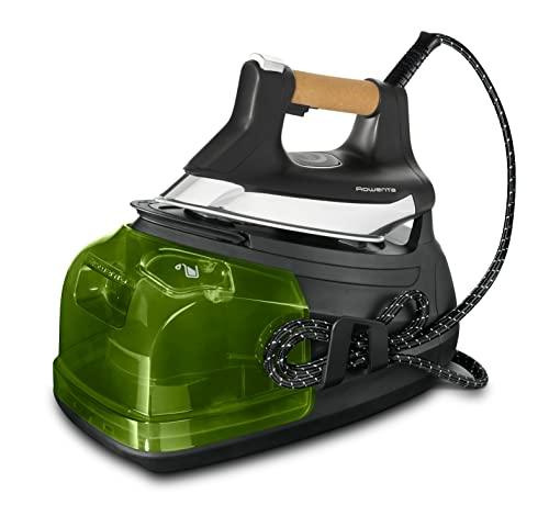 Rowenta DG8666 Perfect Steam Pro, Ferro da Stiro con Caldaia, Pressione Fino a 7.3 Bar, 1.1 Litri, Colpo Vapore 470 g/min, Ferro da Stiro a Vapore con Tecnologia Eco Intelligence, verde