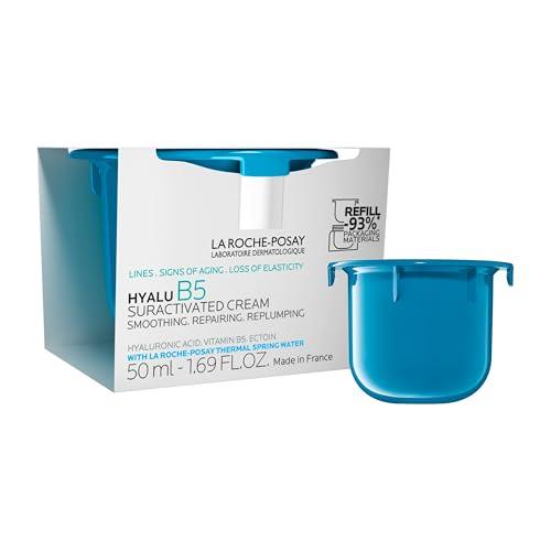 La Roche-Posay Hyalu B5 Crema Anti-Rughe, Azione Levigante e Rimpolpante, Rughe e Linee Sottili Ridotte, Con 3 Tipi di Acido Ialuronico e Vitamina B5, Formato Ricarica, 50 ml