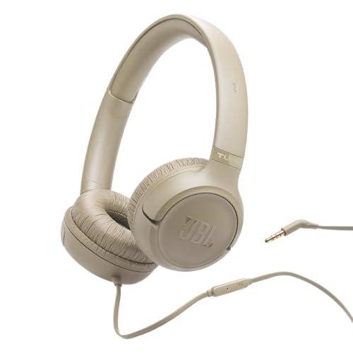 JBL Tune 530 Cuffie con Filo On Ear, Microfono, Suono JBL Pure Bass, Preimpostazioni EQ, Design Pieghevole e Cavo Anti-Groviglio, Nero