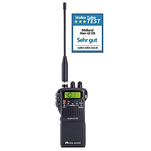 Midland Alan 42 DS C1267 Ricetrasmettitore CB Portatile Multistandard Europa Filtri Noise Blanker e ANL